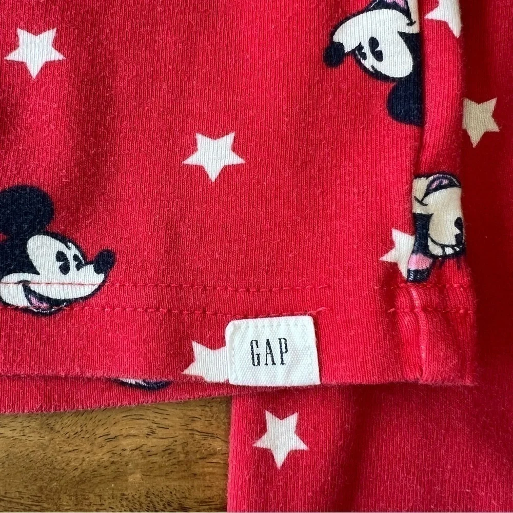 Disney x Gap Mickey Mouse Minnie Mouse Red w/ Stars & Tie Dye PJ Set x2 🐭